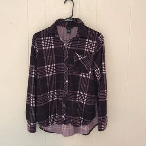 Rue21 Long Sleeve Plaid Button Down Shirt